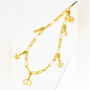 100% authentic Christian Dior phone charm jewelry with detachable charms to add